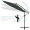 Best Choice Products 10ft Offset Hanging Outdoor Market Patio Umbrella w/ Easy Tilt Adjustment